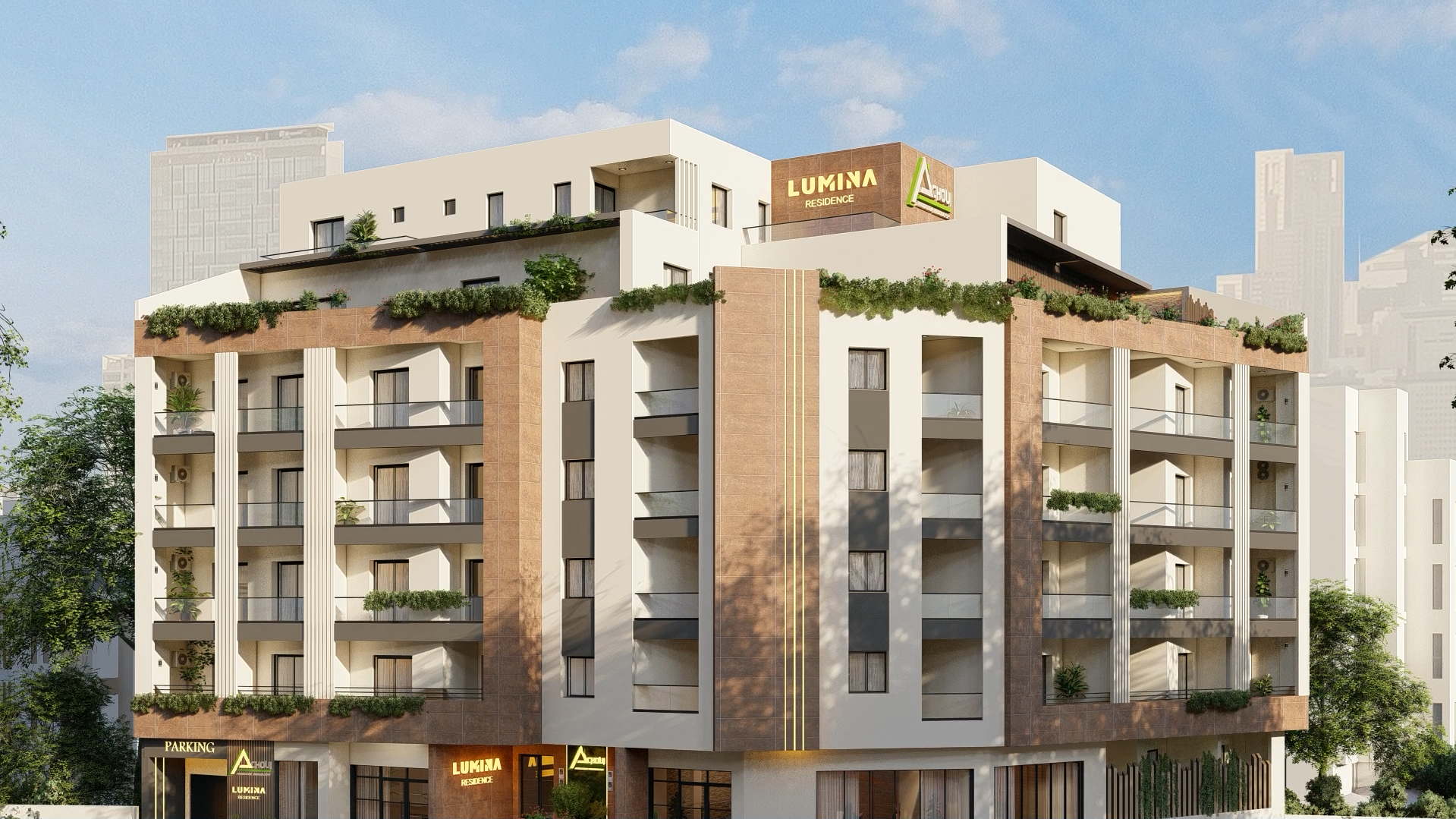 Vue arrière Lumina
